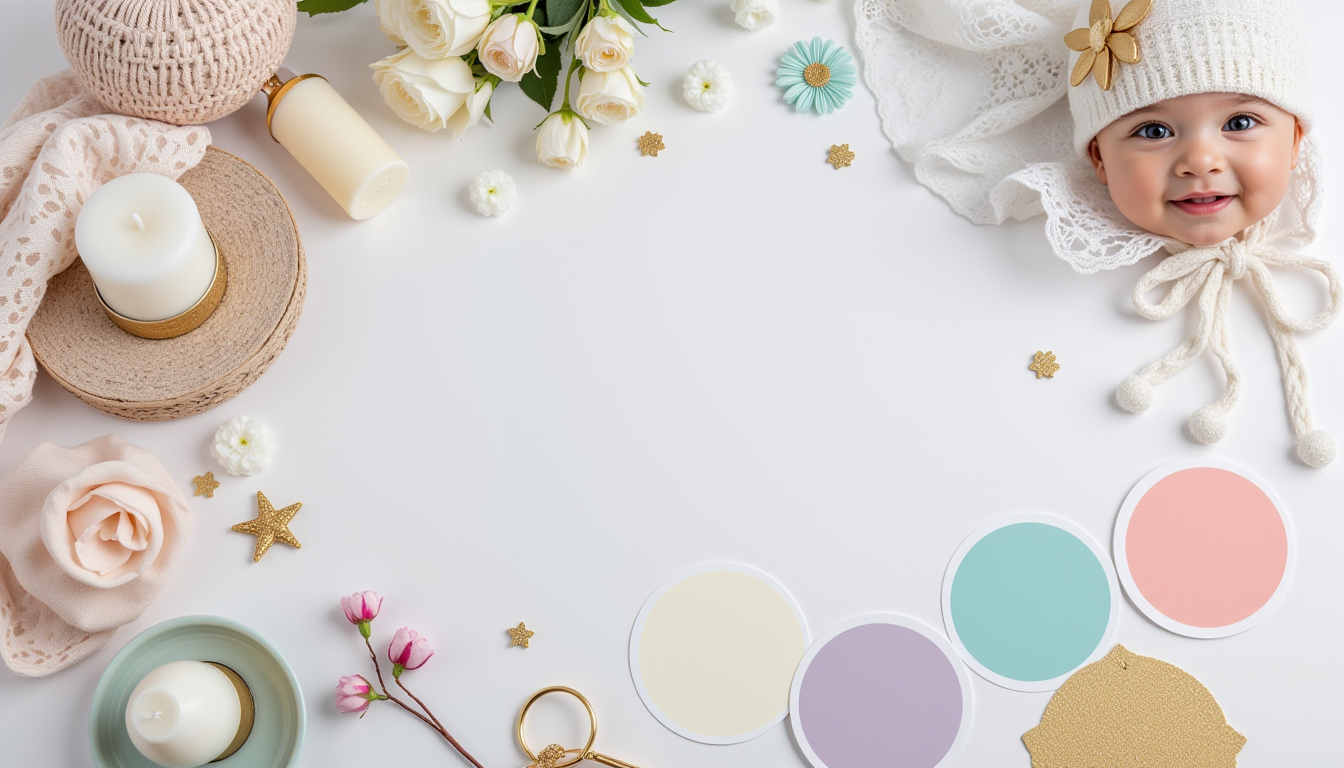 Dincolo de Nuante: Ce Transmit Culorile în Decorul de Botez